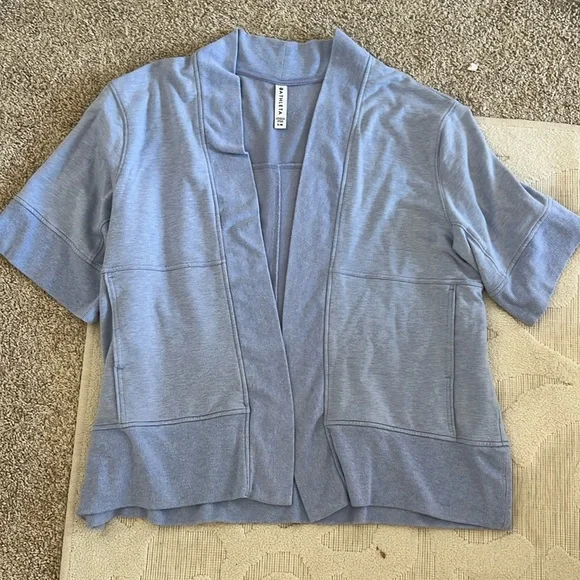 ATHLETA Baby Blue Wrap Cardigan - Picture 2 of 5